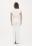ELISABETTA FRANCHI Abito midi avorio da donna AM30B62E2 360 ELISABETTA FRANCHI 