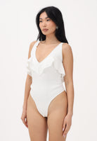 ELISABETTA FRANCHI Body avorio da donna con volant BK86B62E2 360 ELISABETTA FRANCHI 