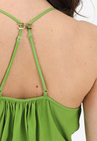 ELISABETTA FRANCHI Body verde da donna con spalline incrociate sul retro BO01461E2 EV3 ELISABETTA FRANCHI 