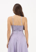 ELISABETTA FRANCHI Body lilla da donna con placche gioiello BO01961E2 EV7 ELISABETTA FRANCHI 