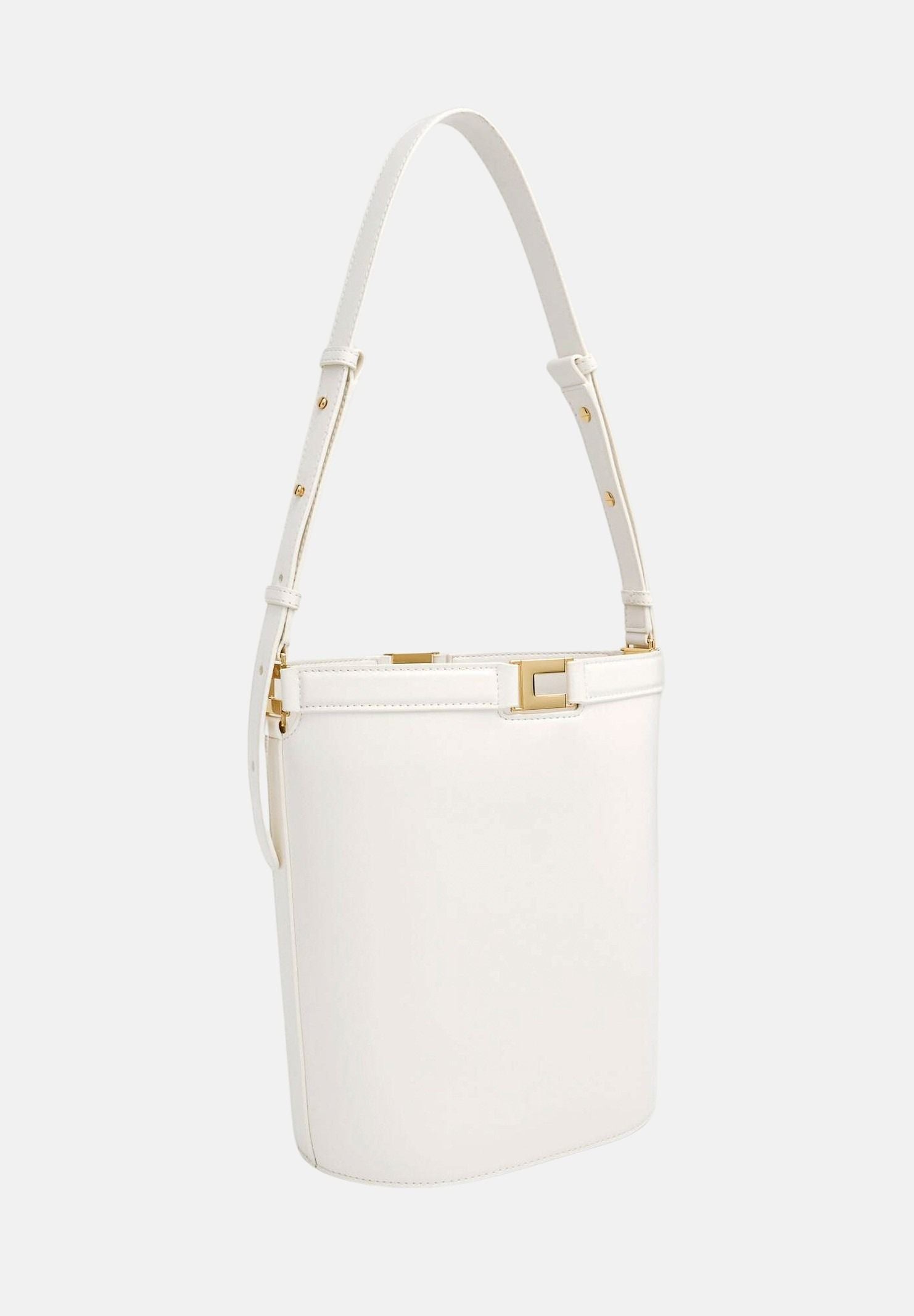 ELISABETTA FRANCHI Borsa a secchiello burro da donna BS16A61E2 193 ELISABETTA FRANCHI 