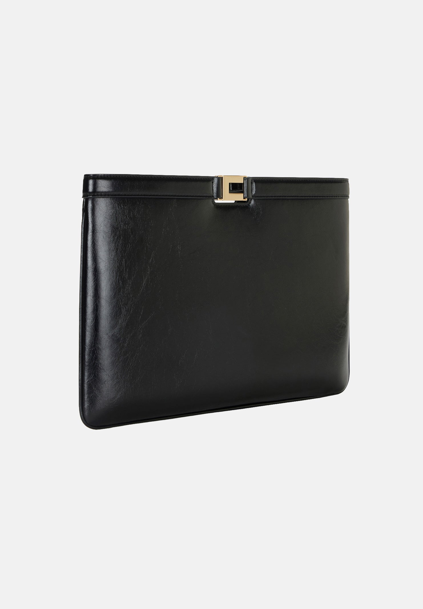 ELISABETTA FRANCHI Pochette nera da donna effetto naplak BS18A61E2 110 ELISABETTA FRANCHI 