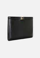 ELISABETTA FRANCHI Pochette nera da donna effetto naplak BS18A61E2 110 ELISABETTA FRANCHI 