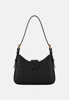 ELISABETTA FRANCHI Borsa a spalla nera da donna con charm BS24A62E2 110 ELISABETTA FRANCHI 