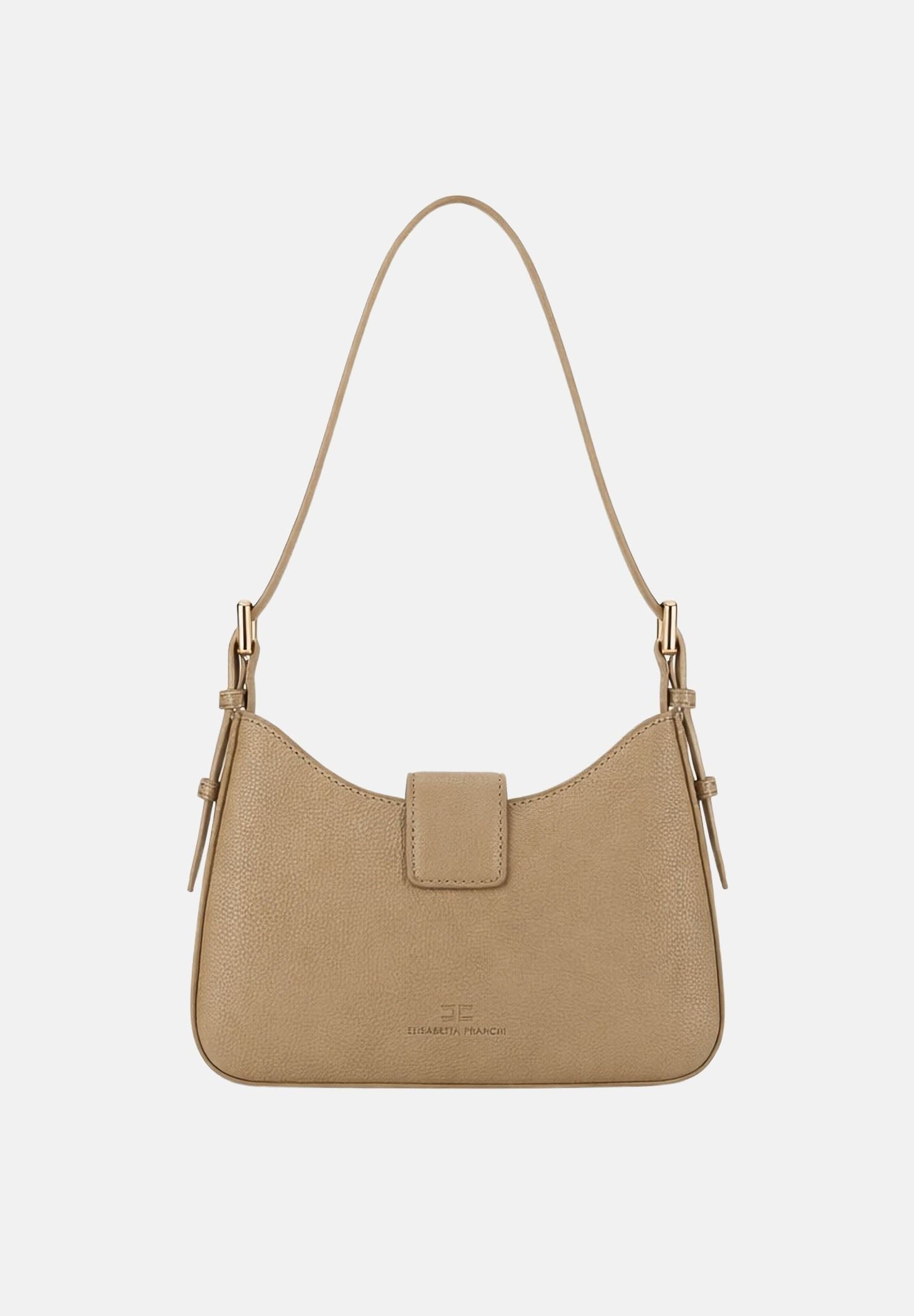 ELISABETTA FRANCHI Borsa a spalla argilla da donna con charm BS24A62E2 229 ELISABETTA FRANCHI 