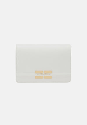 ELISABETTA FRANCHI Pochette burro da donna con logo BS39A61E2 193 ELISABETTA FRANCHI 