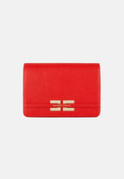 ELISABETTA FRANCHI Pochette rossa da donna con logo BS39A61E2 H85 ELISABETTA FRANCHI 