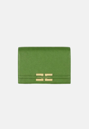 ELISABETTA FRANCHI Pochette verde da donna con logo BS40A61E2 EV3 ELISABETTA FRANCHI 