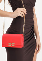 ELISABETTA FRANCHI Pochette rossa da donna con logo BS40A61E2 H85 ELISABETTA FRANCHI 