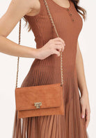 ELISABETTA FRANCHI Pochette cuoio da donna realizzata in suede BS64A61E2 600 ELISABETTA FRANCHI 