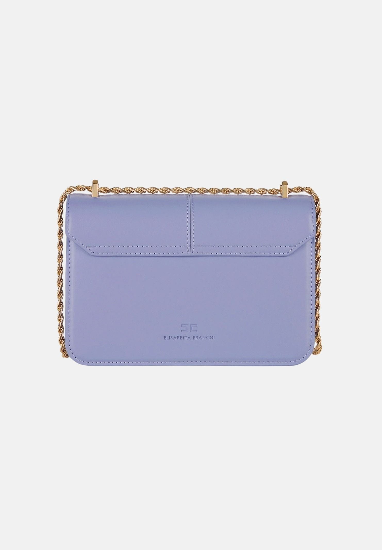 ELISABETTA FRANCHI Borsa a tracolla lilla da donna con logo BS91A61E2 EV7 ELISABETTA FRANCHI 