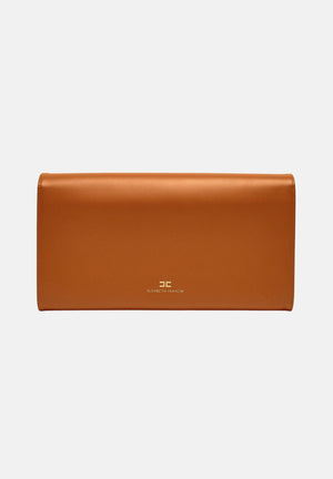 ELISABETTA FRANCHI Pochette cognac da donna realizzata in vera pelle BS99A61E2 027 ELISABETTA FRANCHI 