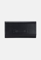 ELISABETTA FRANCHI Pochette nera da donna realizzata in vera pelle BS99A61E2 110 ELISABETTA FRANCHI 