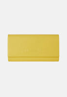 ELISABETTA FRANCHI Pochette gialla da donna realizzata in vera pelle BS99A61E2 EV4 ELISABETTA FRANCHI 