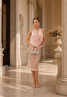 ELISABETTA FRANCHI Top rosa da donna con schiena scoperta CN00863E2 EA1 ELISABETTA FRANCHI 