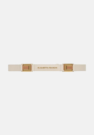 ELISABETTA FRANCHI Cintura burro da donna con logo CT09S61E2 193 ELISABETTA FRANCHI 