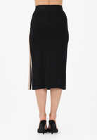 ELISABETTA FRANCHI Gonna midi in maglia nera da donna GK27S61E2 685 ELISABETTA FRANCHI 