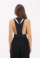 ELISABETTA FRANCHI Gilet nero da donna con cut-out bicolore GL00461E2 685 ELISABETTA FRANCHI 