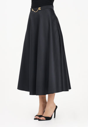 ELISABETTA FRANCHI Gonna midi nera da donna GO15661E2 110 ELISABETTA FRANCHI 