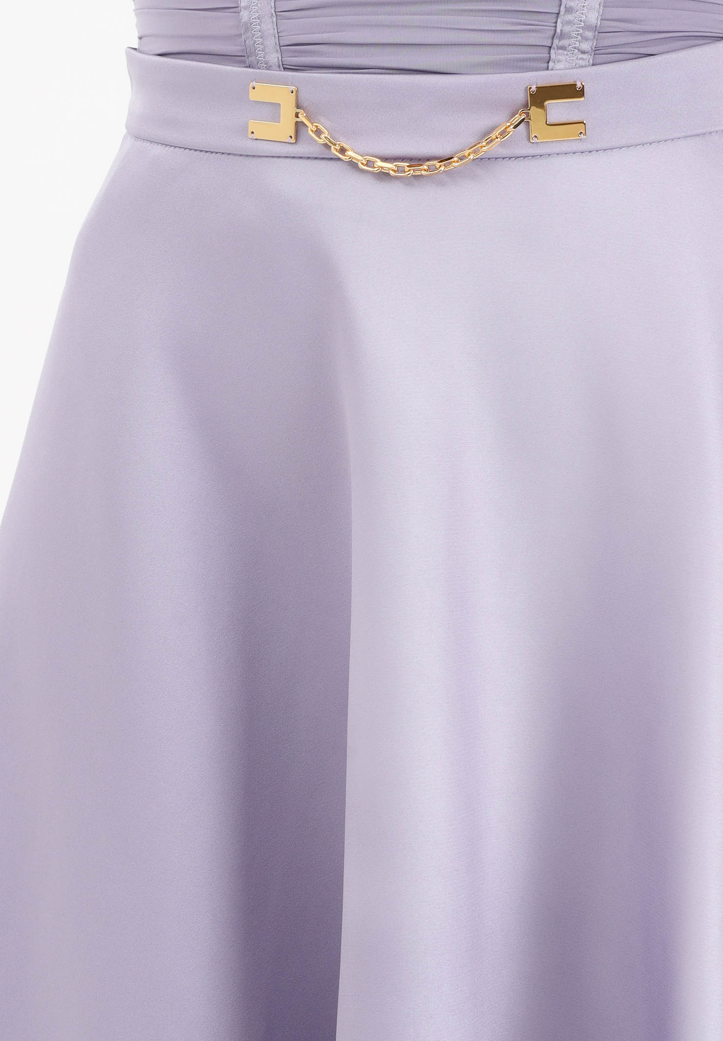 ELISABETTA FRANCHI Gonna midi lilla da donna GO15661E2 EV7 ELISABETTA FRANCHI 