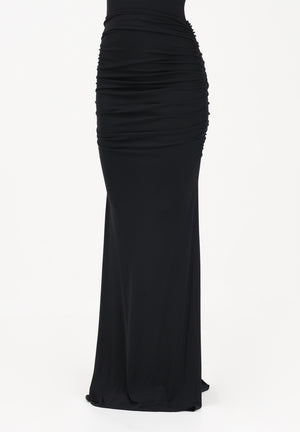 ELISABETTA FRANCHI Gonna lunga nera da donna GO16263E2 110 ELISABETTA FRANCHI 
