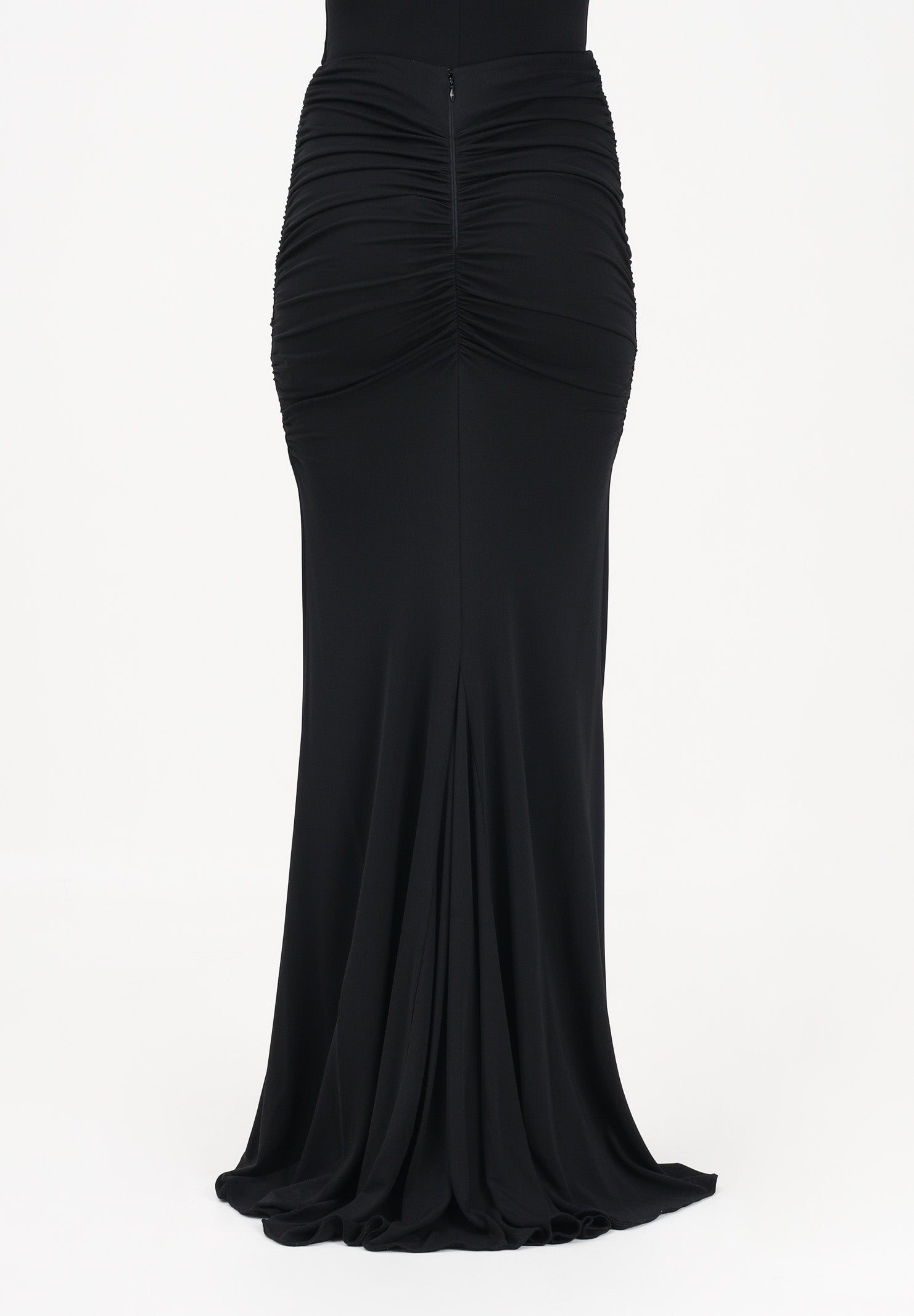 ELISABETTA FRANCHI Gonna lunga nera da donna GO16263E2 110 ELISABETTA FRANCHI 