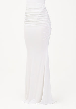 ELISABETTA FRANCHI Gonna lunga avorio da donna GO16263E2 360 ELISABETTA FRANCHI 