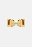 ELISABETTA FRANCHI Orecchini oro da donna con logo inciso OR05B61E2 U95 ELISABETTA FRANCHI 