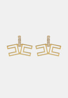 ELISABETTA FRANCHI Orecchini oro da donna con pavé di strass<BR/> OR31A61E2 U95 ELISABETTA FRANCHI 