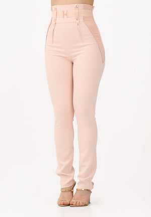 ELISABETTA FRANCHI Pantalone elegante nude da donna con bustier PA18062E2 EA1 ELISABETTA FRANCHI 