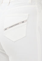 ELISABETTA FRANCHI Jeans a palazzo avorio da donna PJ23N61E2 360 ELISABETTA FRANCHI 