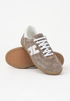 ELISABETTA FRANCHI Sneakers argilla e avorio da donna con logo SA61G61E2 FC5 ELISABETTA FRANCHI 