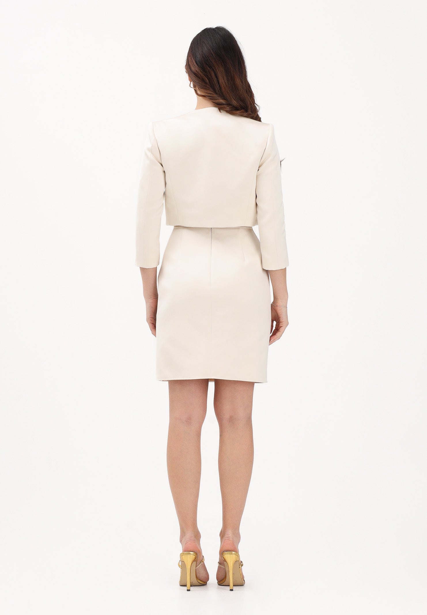 ELISABETTA FRANCHI Abito corto burro da donna con giacca TB00161E2 193 ELISABETTA FRANCHI 