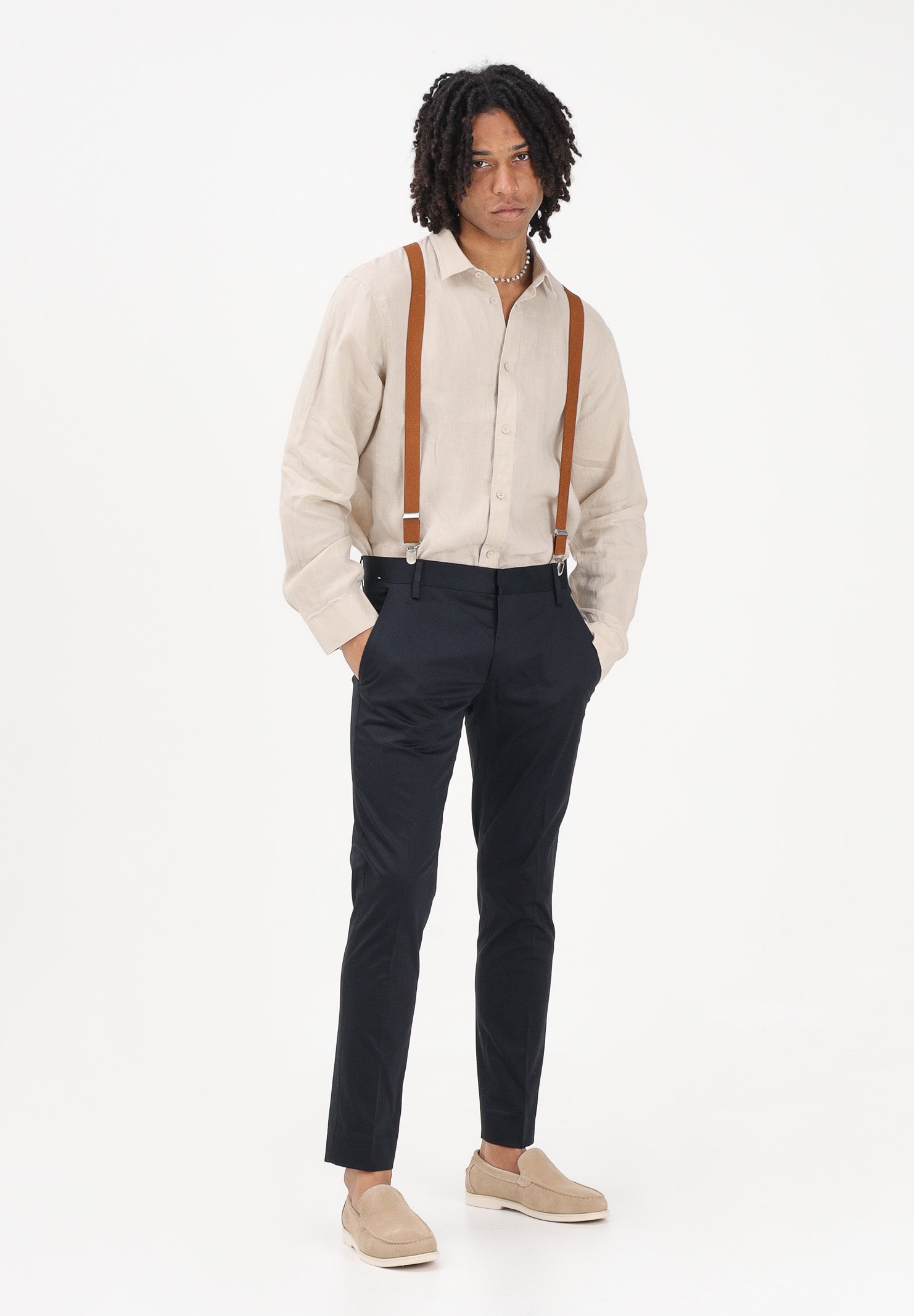ENTRE AMIS Pantalone elegante blu da uomo P268188SENNA2436 4169 ENTRE AMIS 