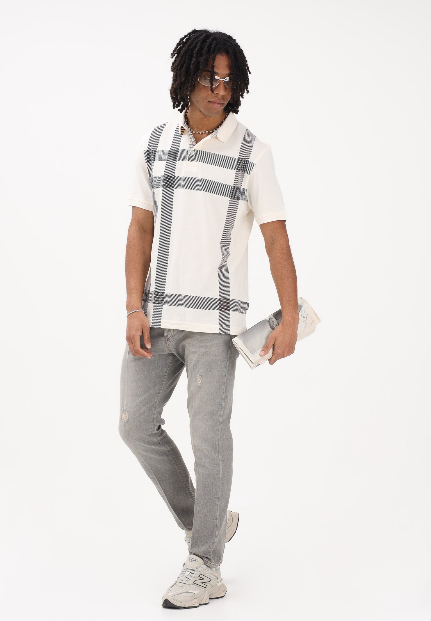 ENTRE AMIS Jeans in denim grigio sabbiato da uomo P26CHRIS2765L1052 2021 ENTRE AMIS 