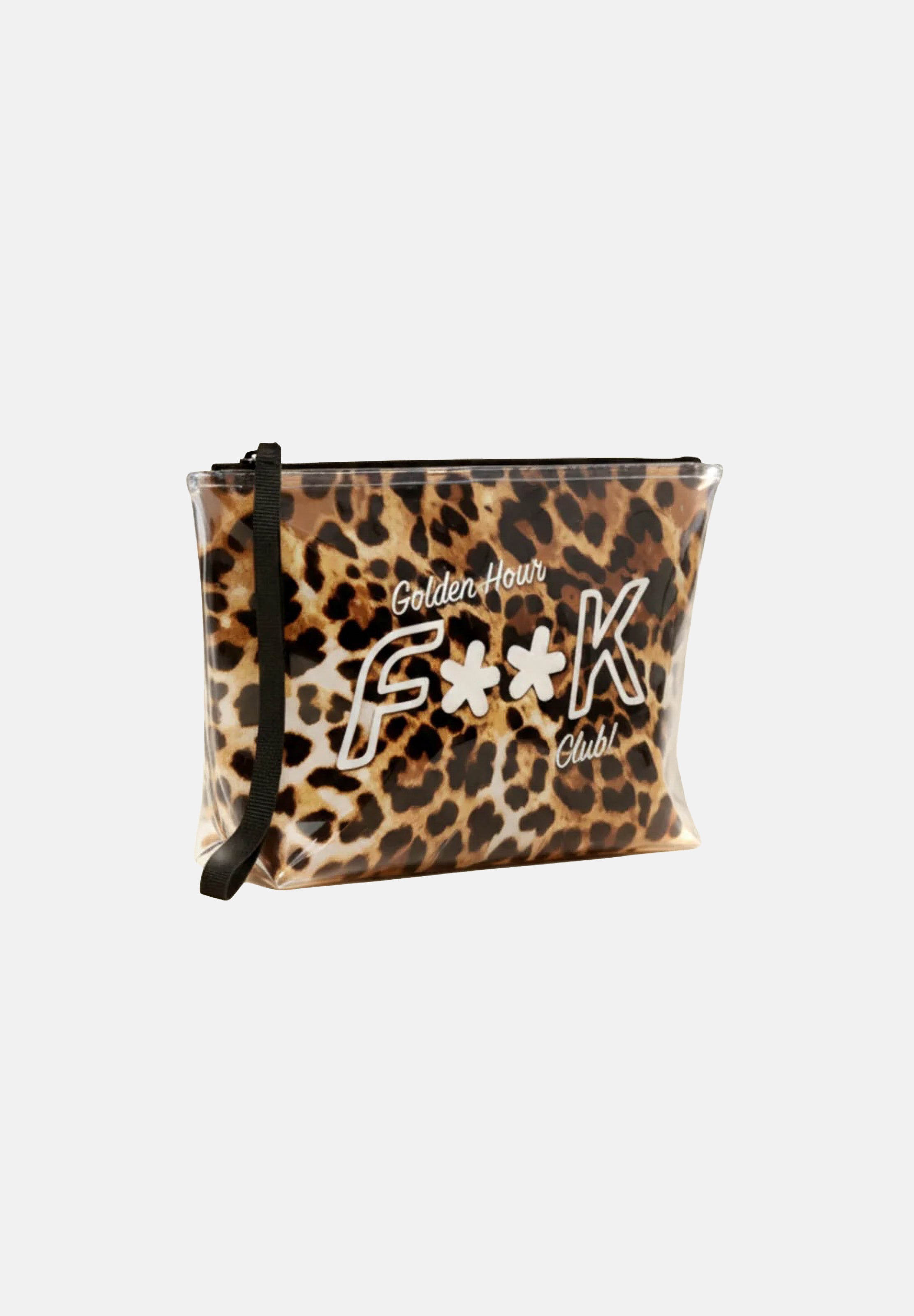 F**K pochette stampa leopard marrone da donna FA26-SU8906X01 . F**K 