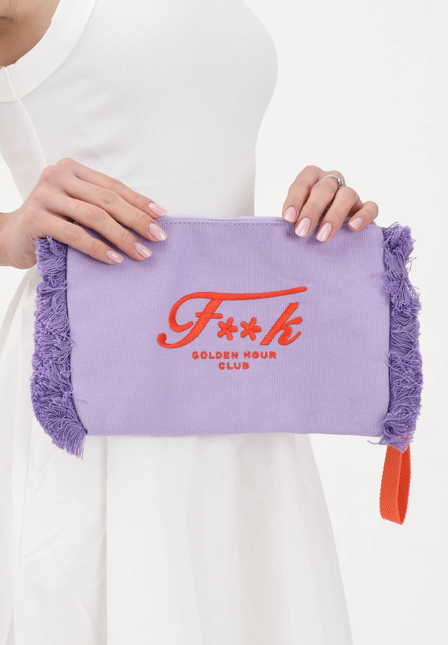 F**K Pochette lilla da donna con logo FA26-SW0108VI . F**K 