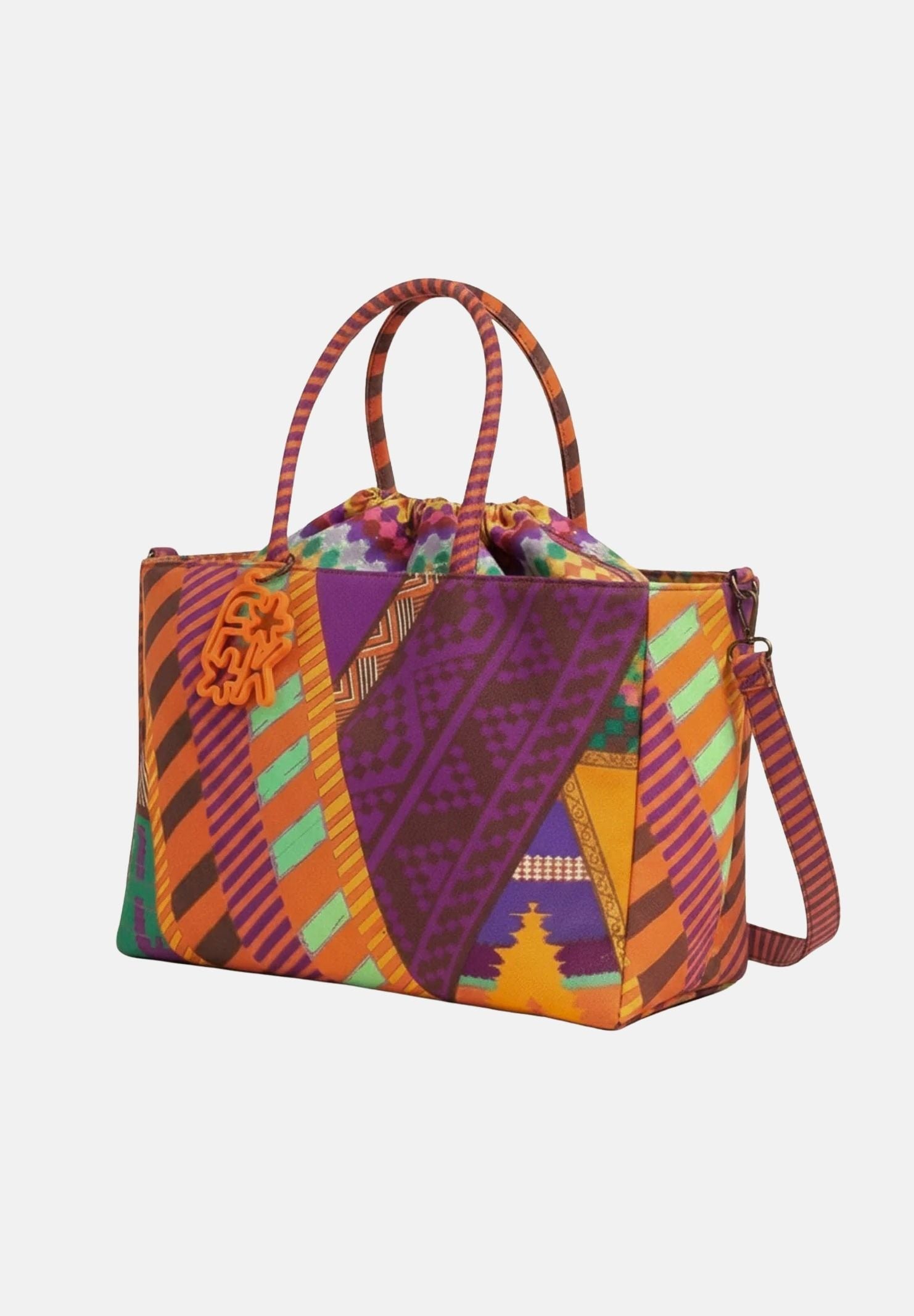 F**K Borsa mare multicolore da donna in tessuto stampato FA26-SW0121X11 . F**K 