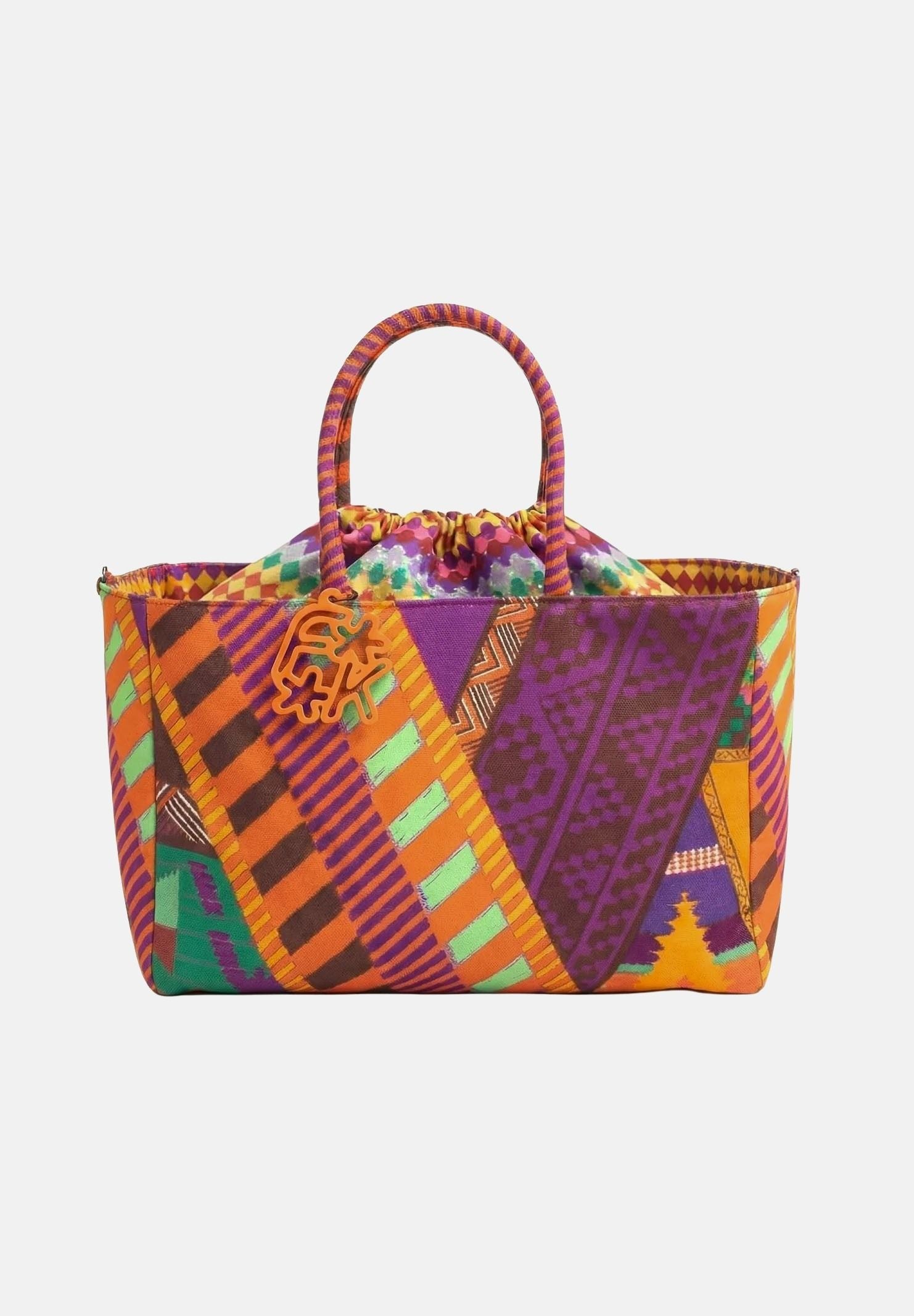 F**K Borsa mare multicolore da donna in tessuto stampato FA26-SW0121X11 . F**K 