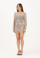 F**K abito corto in crochet beige donna. FK26-SW0107BG . F**K 