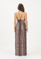 F**K abito lungo mare Vestito Lungo Donna F**K  fantasia animalier nei toni marrone, beige e nero donna. FK26-SW0135X02 . F**K 