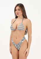 F**K Bikini panna e nero da donna con fantasia FK26-SW0400X36 . F**K 