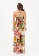 F**K Abito lungo multicolore da donna con stampa patchwork FK26-SW0436X38 . F**K 