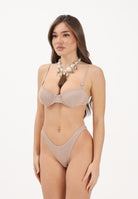 F**K Bikini oro da donna in tessuto lurex FK26-SW1101GD . F**K 