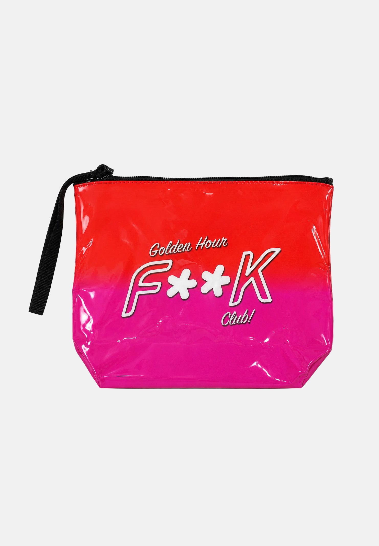 F**K pochette a mano Golden Hour rosso e fucsia donna. POCHETTE-FK ROFU F**K 