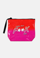F**K pochette a mano Golden Hour rosso e fucsia donna. POCHETTE-FK ROFU F**K 