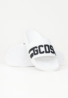 GCDS Ciabatte bianche da uomo con logo B1EU4901AG8 91 GCDS 