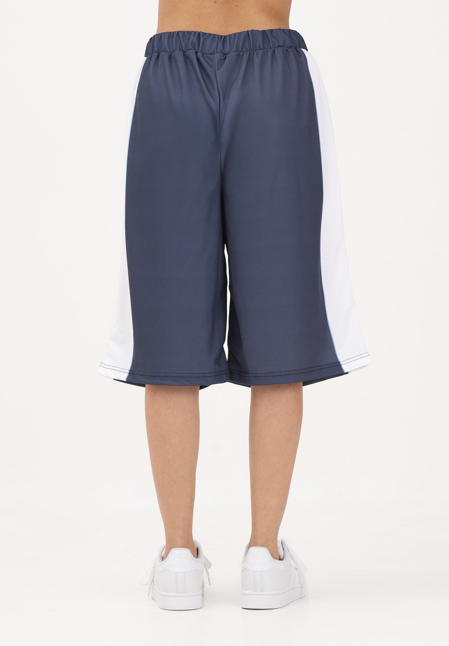 GCDS Shorts blu per donna, ragazzi e bambini con logo C1BJQL707J338 782A GCDS 