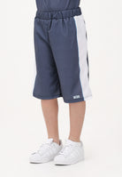 GCDS Shorts blu per donna, ragazzi e bambini con logo C1BJQL707J338 782A GCDS 