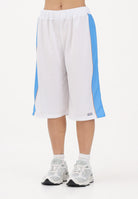 GCDS Shorts bianco per donna, ragazzi e bambini con logo C1BJQL710J338 100E GCDS 